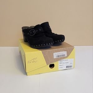 Dansko Nadine Kid Suede Mules Size 37